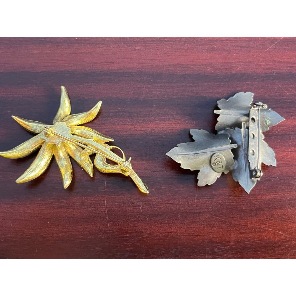 VTG Floral Brooch Lot of 6 Sarah Coventry K&T More Boho Cottage Core - Picture 9 of 10